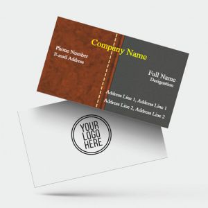 Visiting card Designs Printing for Leather Shop