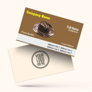 Visiting card Designs Printing for Leather Shop