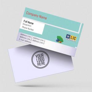 life insurance advisor LIC Agent  visiting card online design sample images download