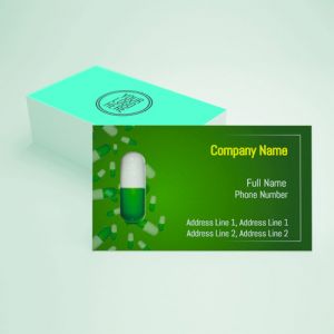 Visiting card Designs Printing for Medical Shop-Pharmacy