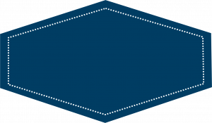 Navy Blue Color Custom Diamond Shape Sticker