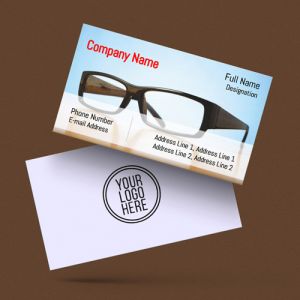 Visiting card Designs Printing for Optical Shop