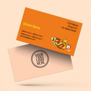 visiting card designs printing for Play School