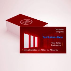 property dealer/real estate visiting card design images background with free template download with latest ideas format model crimson colour, Background red colour, yellow and white text color
