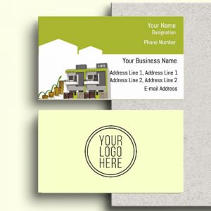 property dealer/real estate visiting card design images background with free template download with latest ideas format model olive colour,  black and white text color