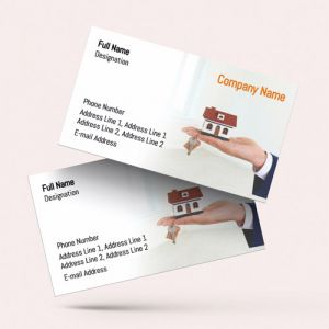 visiting card designs printing for Real Estate