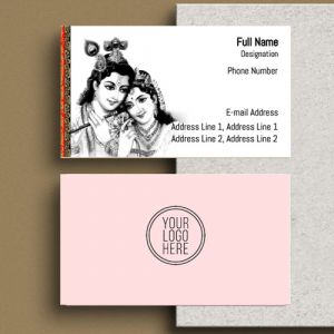 Experience the Sacred Connection with Radha Krishna Visiting Card: Inspire Joy, Trust, and Emotional Resonance. Radiate Divine Beauty and Serenity with Radha Krishna Visiting Card: Attract Success and Spiritual Growth. Embrace the Eternal Love and Harmony