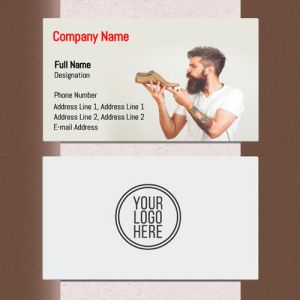 shoe store- footwear visiting card background psd designs online free template sample format free download