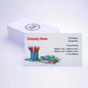Visiting card designs Printing for Stationery shop 