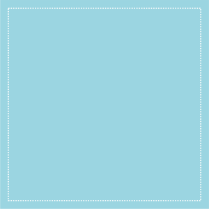 Turquoise Color Square Sticker