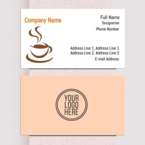 Visiting card Designs Printing for Tea Shop