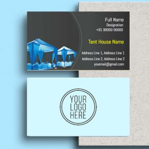Visiting card designs Printing for Tent House