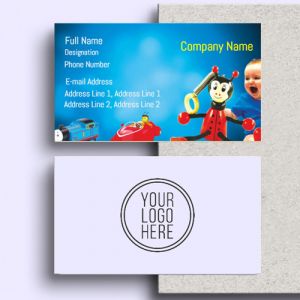 visiting card designs printing for Toys Shop