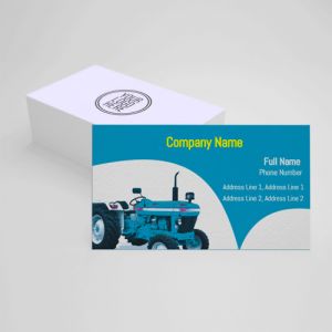 Visiting card designs printing for Tractors Company