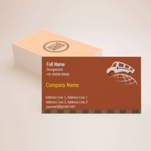 Visiting card Designs Printing for Travel Agent
