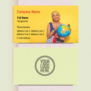 travel agent agency business card templates free download car tour travels visiting card design images sample formats with globe