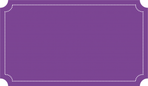 Violet Color Custom Rectangle Label