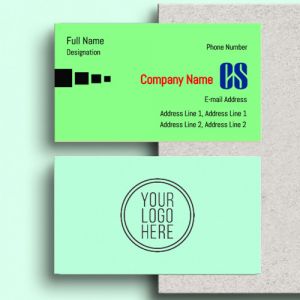 visiting card business design for company secretary format design sample firm guidelines images green and black background