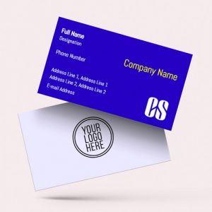 visiting card business design for company secretary format design sample firm guidelines images blue and white background