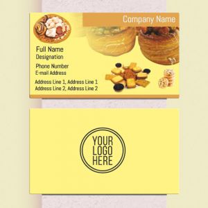Visiting card designs Printing for Bakery