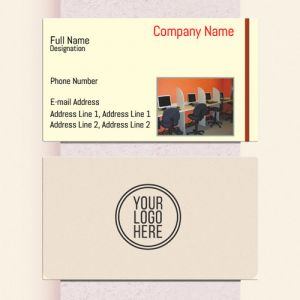 Visiting card Designs Printing for Cyber Cafe