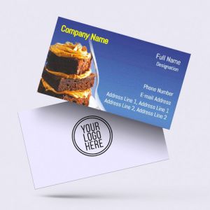 Celebrate the sweetness of your Indian Sweets store with custom-printed visiting cards from our online service.