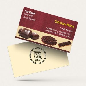 "Capture the essence of your Indian Sweets business with our custom-printed visiting cards, available online.
