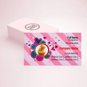 Visiting card designs Printing for Sweet Shop