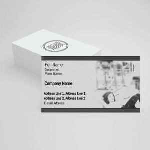 visiting card designs printing for Women's Fitness Center