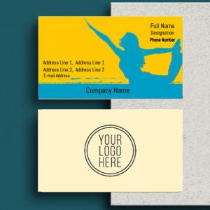 Visiting card Designs Printing for Yoga Instructors