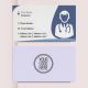 doctor Clinic visiting card design psd png sample image template maker online free background download white
 blue color 