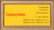 Visiting card Designs Printing for Photo Frames