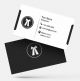 Best creative advocate/lawyer online business visiting card template with background image and sample design free download Impressive Look Design for Advocate