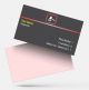 Elegant advocate business card layout