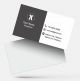 Advocate lawyer business visiting card model with sample design cdr images format online free download super look black n white