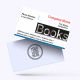 book store visiting business card design ideas design free format sample download