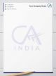 Creative letterhead layouts for CA professionals: Different arrangements and compositions of elements within a letterhead design, such as the placement of the logo, contact details, and supporting graphics, to create visually appealing and functional