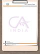Unique letterhead designs for Chartered Accountant firms: Non-conventional and distinctive letterhead designs that help Chartered Accountant firms stand out from their competitors, incorporating innovative layouts, unconventional shapes, or creative