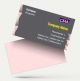 cma business visiting card format design sample images firm guidelines pink and gray color