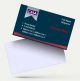 cma business visiting card format design sample images firm guidelines dark green and red