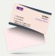 cma business visiting card format design sample images firm guidelines pink and green
