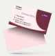 cma business visiting card format design sample images firm guidelines pink 