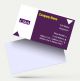 cma business visiting card format design sample images firm guidelines purple white color