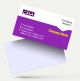 cma business visiting card format design sample images firm guidelines purple yellow background