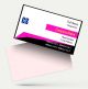visiting card business design for company secretary format design sample firm guidelines images pink gray background