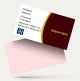 visiting card business design for company secretary format design sample firm guidelines images white and red background