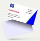 visiting card business design for company secretary format design sample firm guidelines images gray and blue background