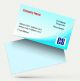 visiting card business design for company secretary format design sample firm guidelines images blue background