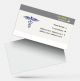 doctor Clinic visiting card design psd png sample template maker  online free background download Red color Yellow color blue and gray color Gray color