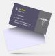doctor Clinic visiting card design psd png sample template maker  online free background download Red color Yellow color blue and gray color